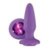 Plug anale viola Glams Gem Plug Plug anale viola Glams Gem Plug