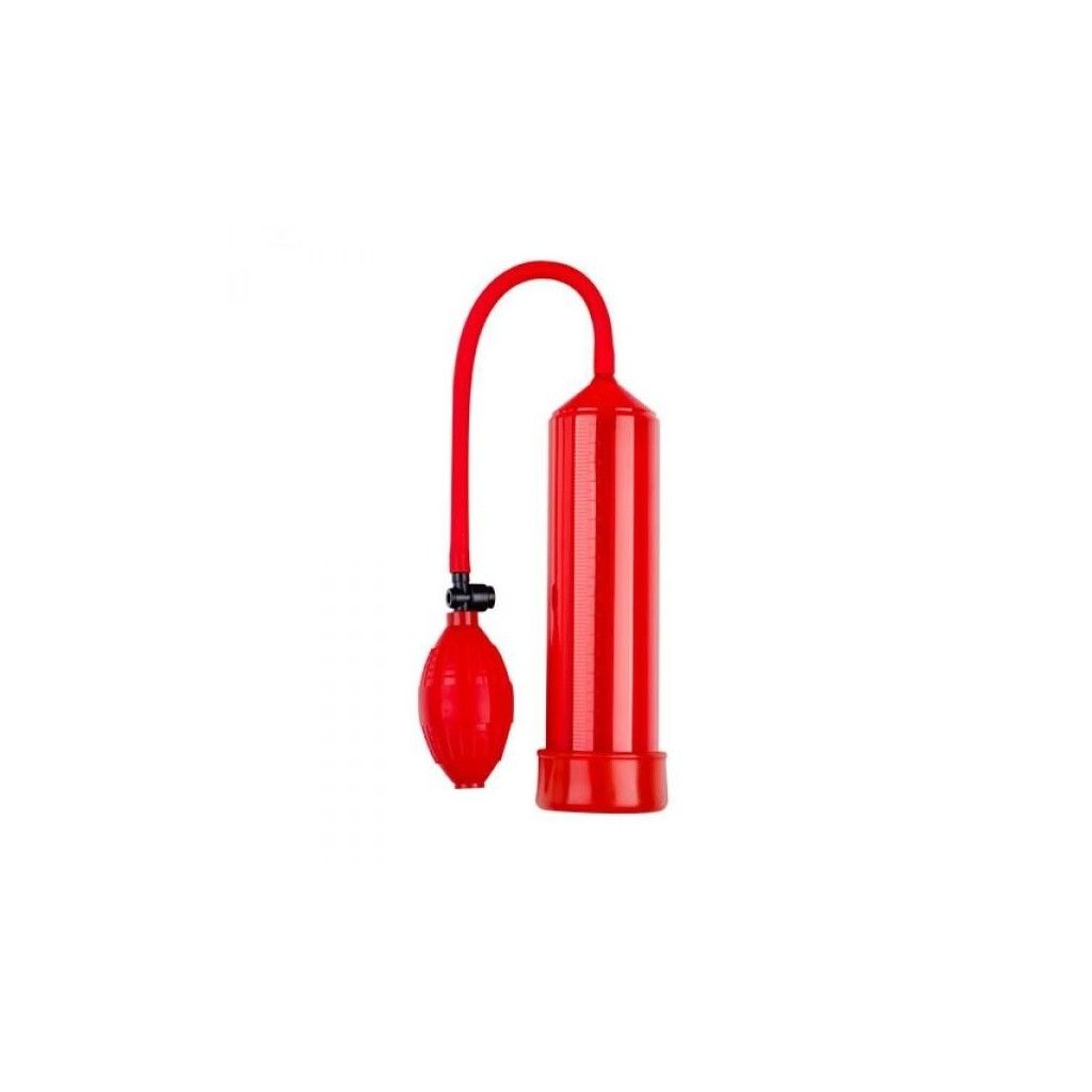 Pompa per allungare il pene sviluppatore pump up easy touch Rosso