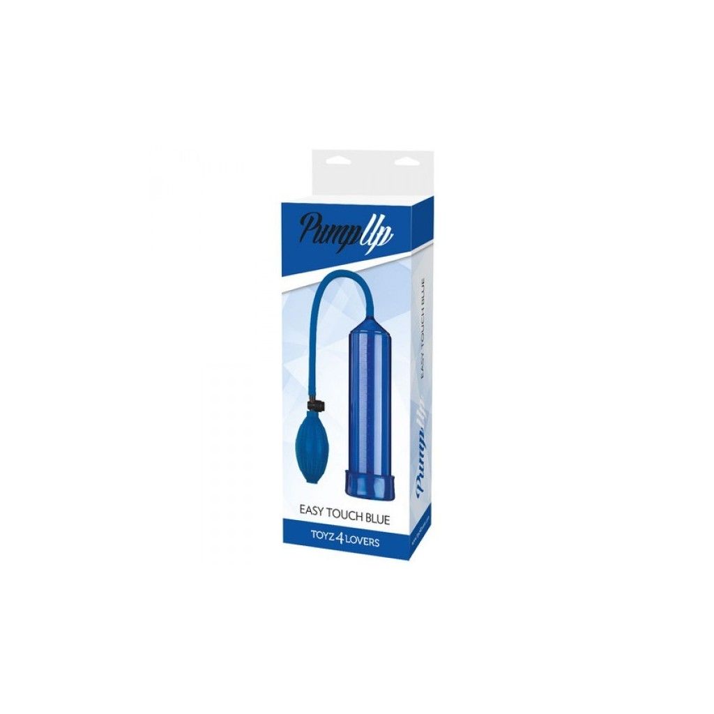 Pompa per allungare il pene sviluppatore pump up easy touch Blue