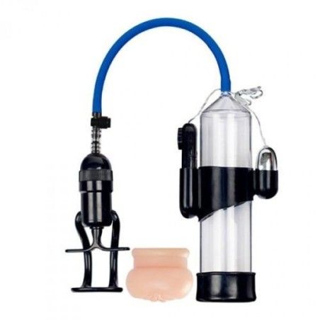 Pompa pene vibrante Finger Sense trasparente