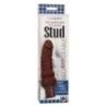 Fallo vibrante curvo 17,5 cm brown Fallo vibrante curvo 17,5 cm brown