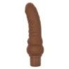 Fallo vibrante curvo 17,5 cm brown Fallo vibrante curvo 17,5 cm brown