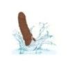 Fallo vibrante curvo 17,5 cm brown Fallo vibrante curvo 17,5 cm brown