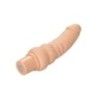 Fallo vibrante curvo 17,5 cm pelle chiara Fallo vibrante curvo 17,5 cm pelle chiara