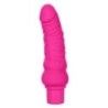 Fallo vibrante curvo 17,5 cm fucsia Fallo vibrante curvo 17,5 cm fucsia