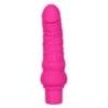 Fallo vibrante curvo 17,5 cm fucsia Fallo vibrante curvo 17,5 cm fucsia