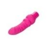 Fallo vibrante curvo 17,5 cm fucsia Fallo vibrante curvo 17,5 cm fucsia