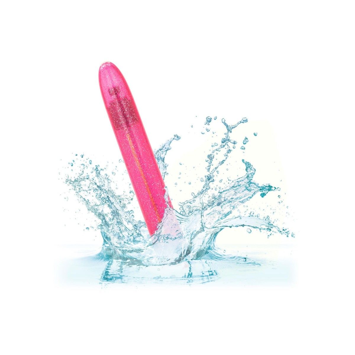 Vibratore classico rosa Sparkle Slim Vibe