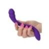 Vibratore flessibile viola doppio Vibratore flessibile viola doppio