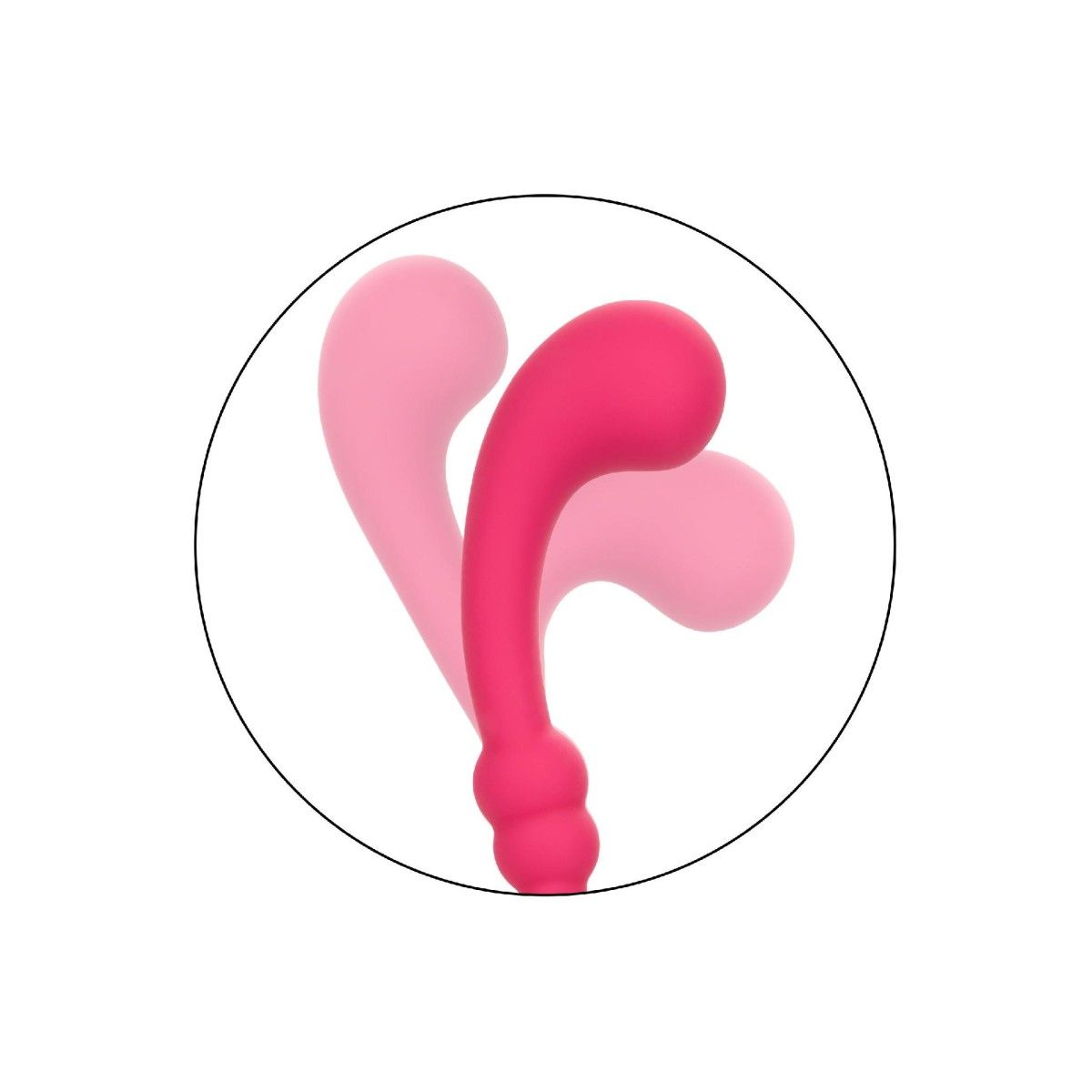 Vibratore doppio flessibile 17,8 cm
