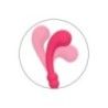 Vibratore doppio flessibile fucsia Vibratore doppio flessibile fucsia