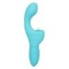 Vibratore con lingua Butterfly azzurro Vibratore con lingua Butterfly azzurro