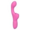 Vibratore con lingua Butterfly rosa Vibratore con lingua Butterfly rosa