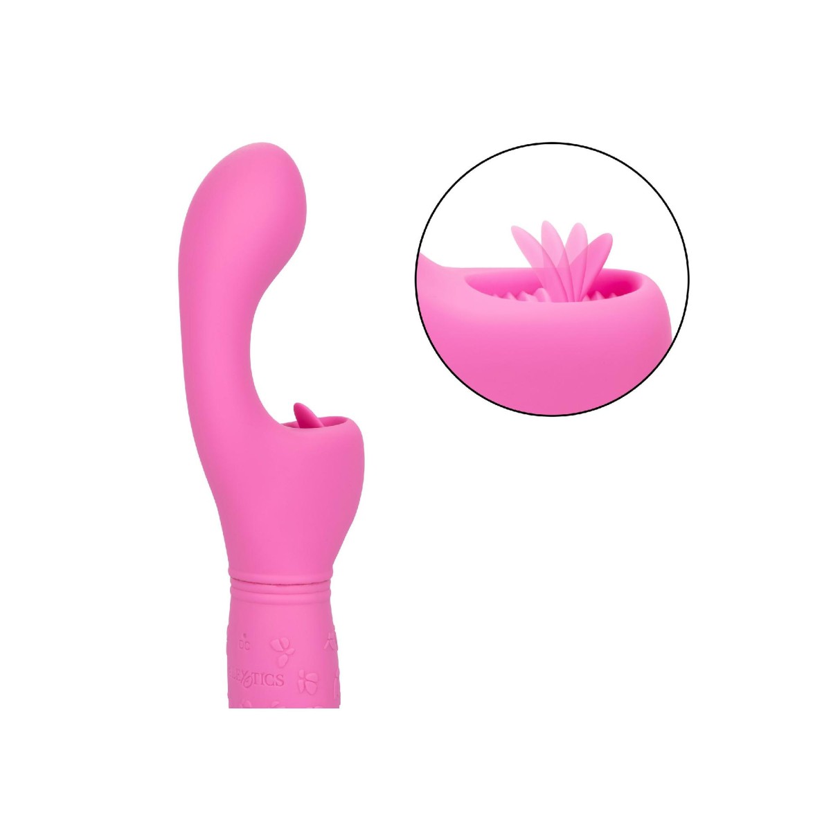 Vibratore rosa con lingua Butterfly Kiss Flicker