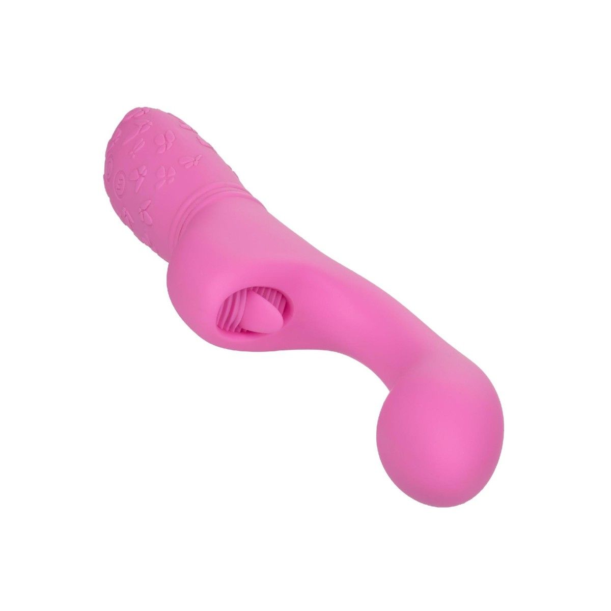 Vibratore rosa con lingua Butterfly Kiss Flicker