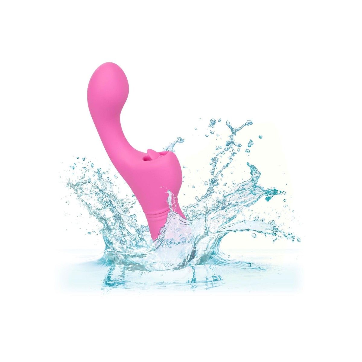 Vibratore rosa con lingua Butterfly Kiss Flicker