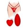 Tanga vibrante per donna con telecomando