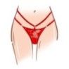 Slip e Stimolatore vaginale telecomando rosso Slip e Stimolatore vaginale telecomando rosso