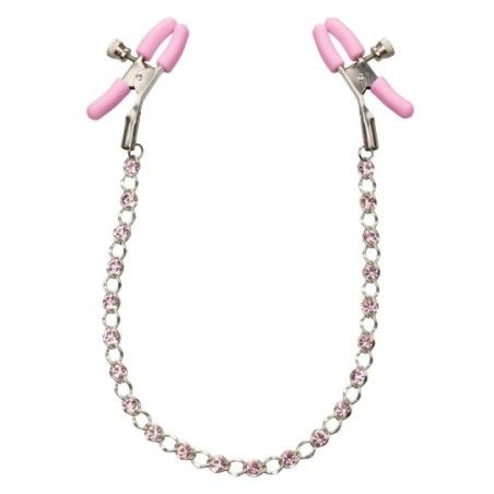 Strizza capezzoli rosa First Time Crystal