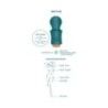 Mini Massaggiatore wand The Traveller verde Mini Massaggiatore wand The Traveller verde