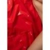 Telo laccato in PVC da letto rosso Taboom Telo laccato in PVC da letto rosso Taboom
