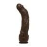 Maxi Dildo realistico curvo 29 cm brown
