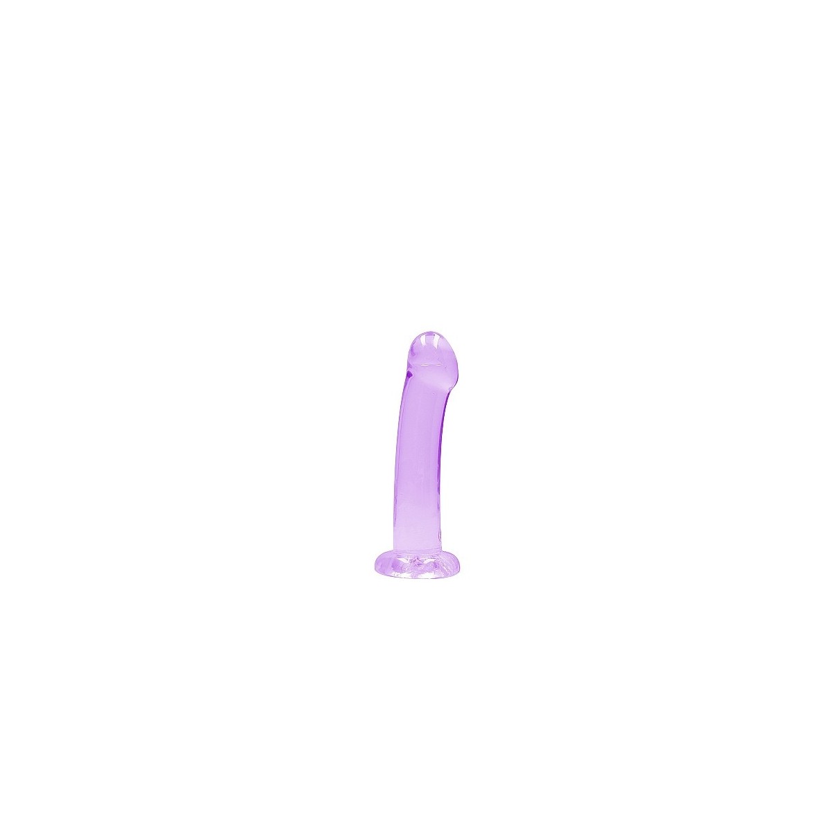 Dildo con ventosa viola Non Realistic Dildo Suction Cup - Purple 17 cm