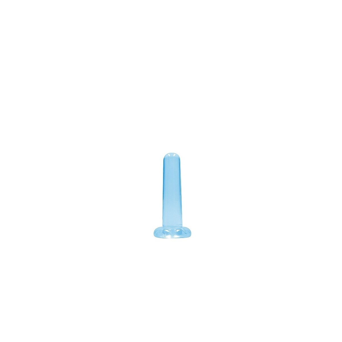 Dildo blu con ventosa Non Realistic Dildo Suction Cup -13,5 cm