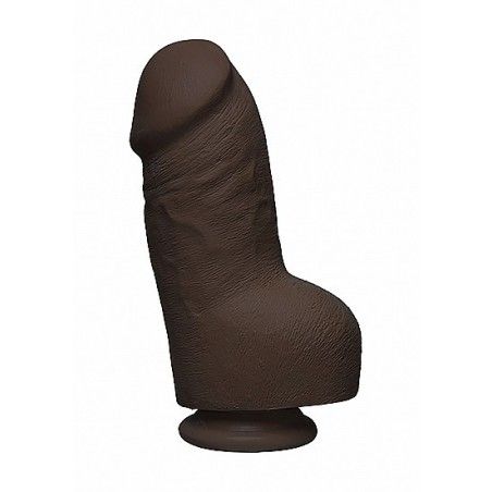 Dildo realistico grosso Dual Dens 20cm brown
