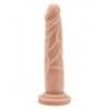 Dildo realistico ventosa 18 cm pelle chiara
