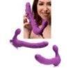 Vibratore da donna indossabile strapon viola Vibratore da donna indossabile strapon viola