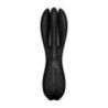 Vibratore Satisfyer threesome 2 nero Vibratore Satisfyer threesome 2 nero