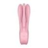 Vibratore Satisfyer threesome 1 rosa Vibratore Satisfyer threesome 1 rosa