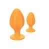 Plug anale 2 pz Cheeky Buttplug arancione Plug anale 2 pz Cheeky Buttplug arancione