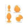 Plug anale 2 pz Cheeky Buttplug arancione Plug anale 2 pz Cheeky Buttplug arancione
