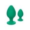 Plug anale 2 pz Cheeky Buttplug verde Plug anale 2 pz Cheeky Buttplug verde