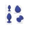 Plug anale 2 pz Cheeky Buttplug blu Plug anale 2 pz Cheeky Buttplug blu