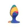 Plug anale spirale silicone medium multicolor Plug anale spirale silicone medium multicolor