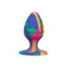 Plug anale spirale silicone medium multicolor Plug anale spirale silicone medium multicolor