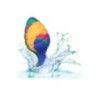 Plug anale spirale silicone medium multicolor Plug anale spirale silicone medium multicolor