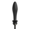 Plug gonfiabile vibrante Auto-Throb nero Plug gonfiabile vibrante Auto-Throb nero