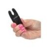 Pinze capezzoli vibranti silicone nero Pinze capezzoli vibranti silicone nero