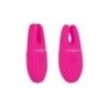 Pinze capezzoli vibranti silicone fucsia Pinze capezzoli vibranti silicone fucsia