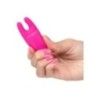Pinze capezzoli vibranti silicone fucsia Pinze capezzoli vibranti silicone fucsia