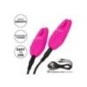 Pinze capezzoli vibranti silicone fucsia Pinze capezzoli vibranti silicone fucsia
