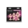 Plug Anali metallo set 3 pz oro rosa Plug Anali metallo set 3 pz oro rosa