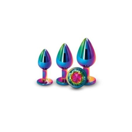 Plug Anali metallo set 3 pz multicolore