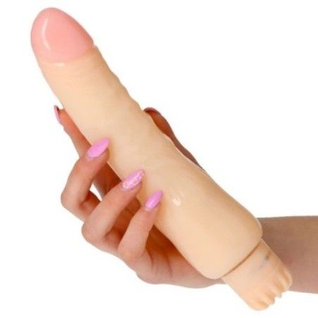 Dildo vibrante realistico Burst 25 cm chiaro