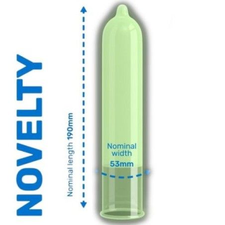 Preservativi fluorescenti Glow Pasante 12 pz