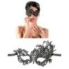 Maschera sexy pizzo Gothic Charm nera Maschera sexy pizzo Gothic Charm nera
